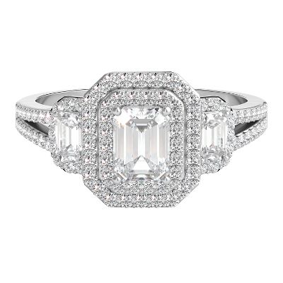 Vintage looking diamond engagement rings