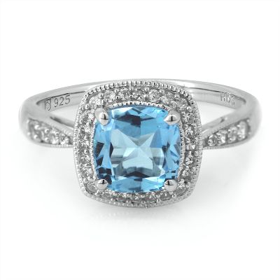 December birthstone wedding rings